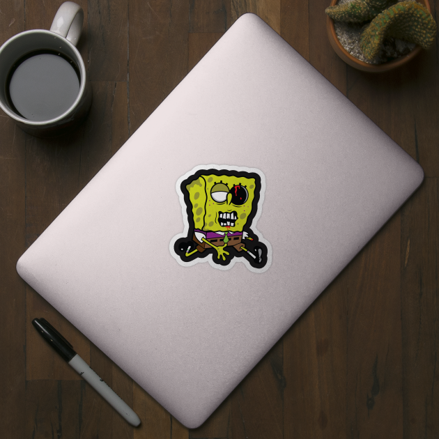 Sponge Bob Zombie by TerrorTalkShop